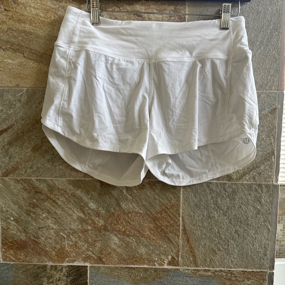 lululemon athletica White Athletic Shorts